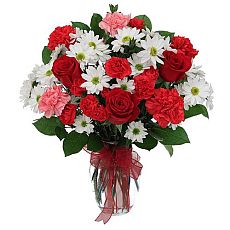 Букет Ромашка и Роза