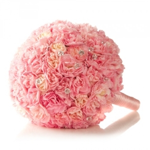 Букет из гвоздик на свадьбу