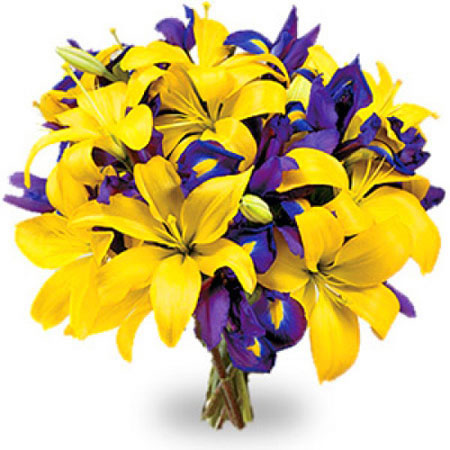 Букет из лилий на свадьбу