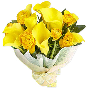 Букет из Розы и Калла