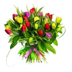 Букет из тюльпанов