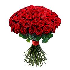 Букет из 55 красных роз